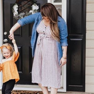 Universal Thread Striped Jumpsuit